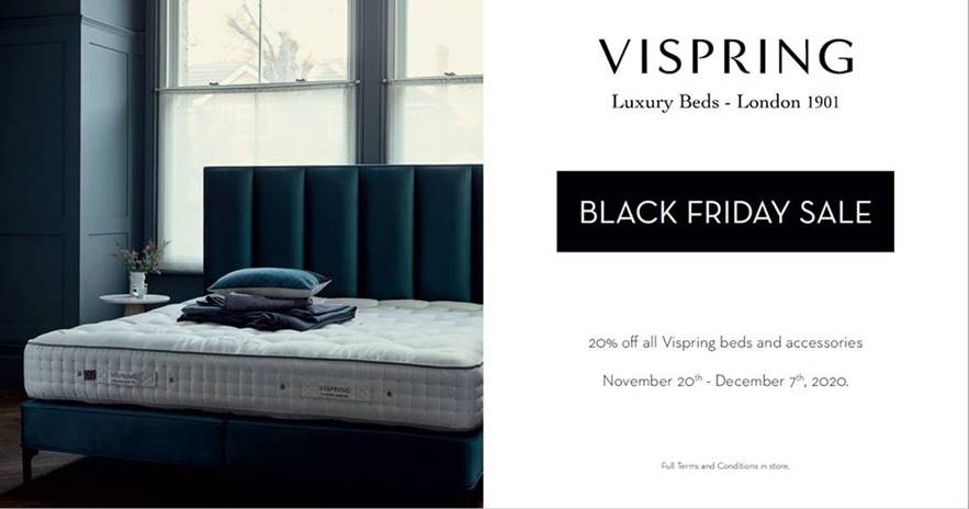 Save During the Vispring Black Friday Sales Event