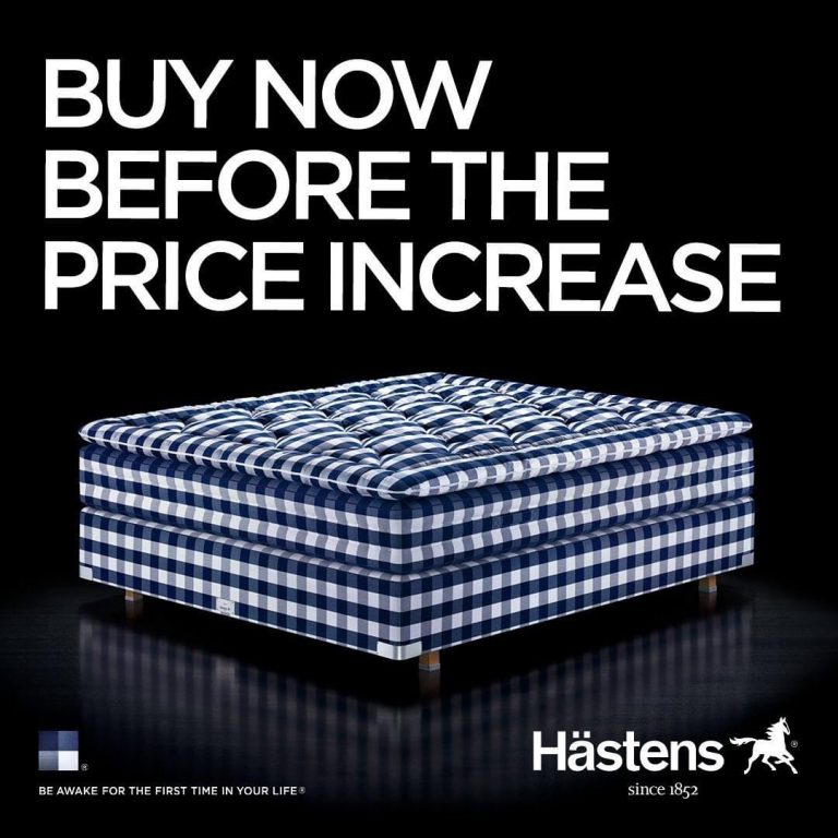 Buy a Hastens Mattress Before the Price Increases