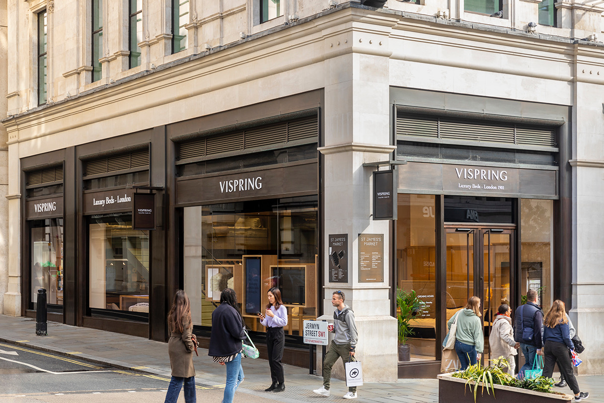 Vispring's First Flagship Store in London Is Now Open